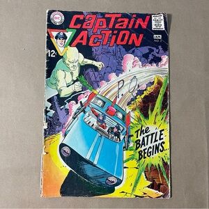 Captain Action #2, The Battle Begins, 1968 first edition